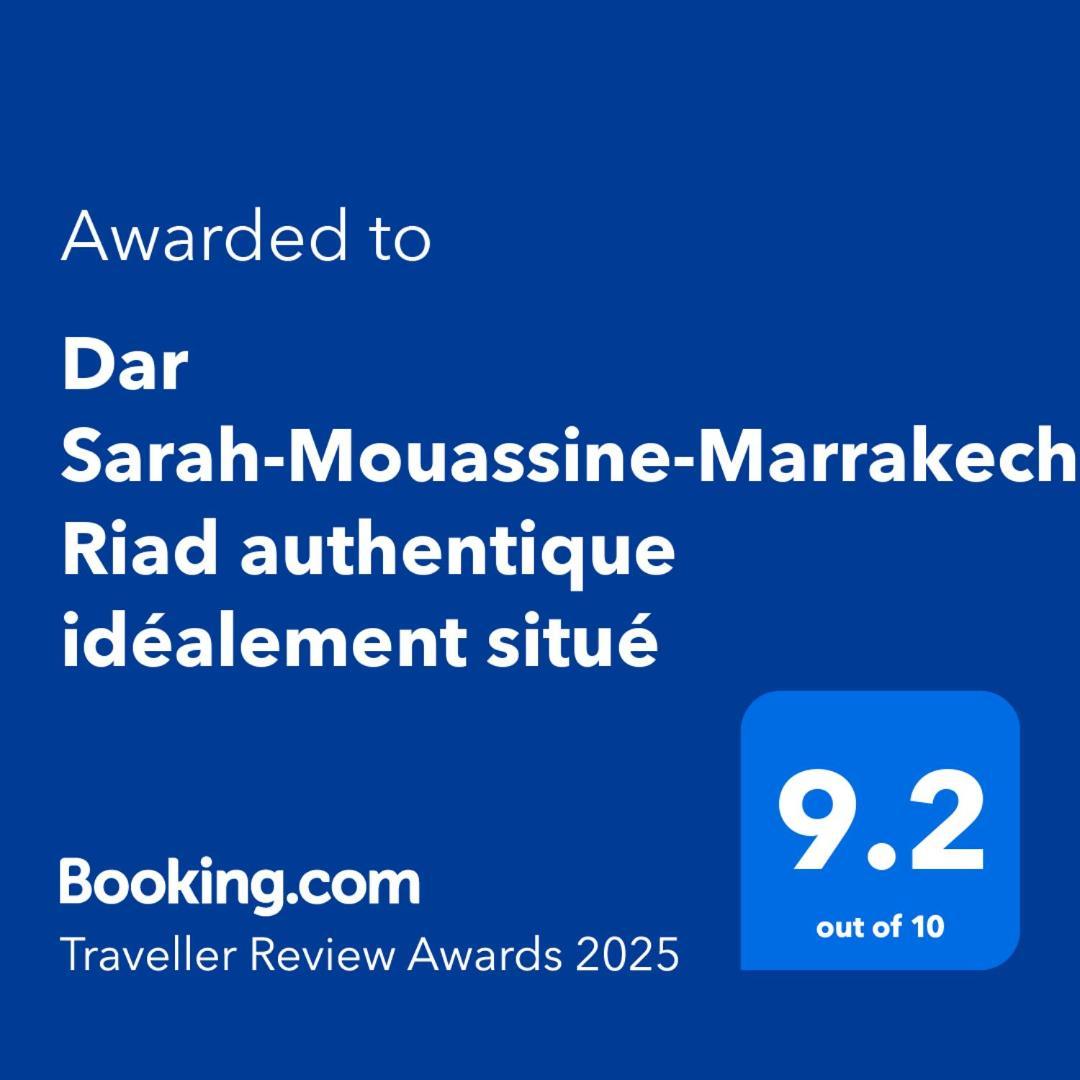 Dar Sarah-Mouassine-Marrakech, Riad Authentique Idealement Situe Марракеш Экстерьер фото